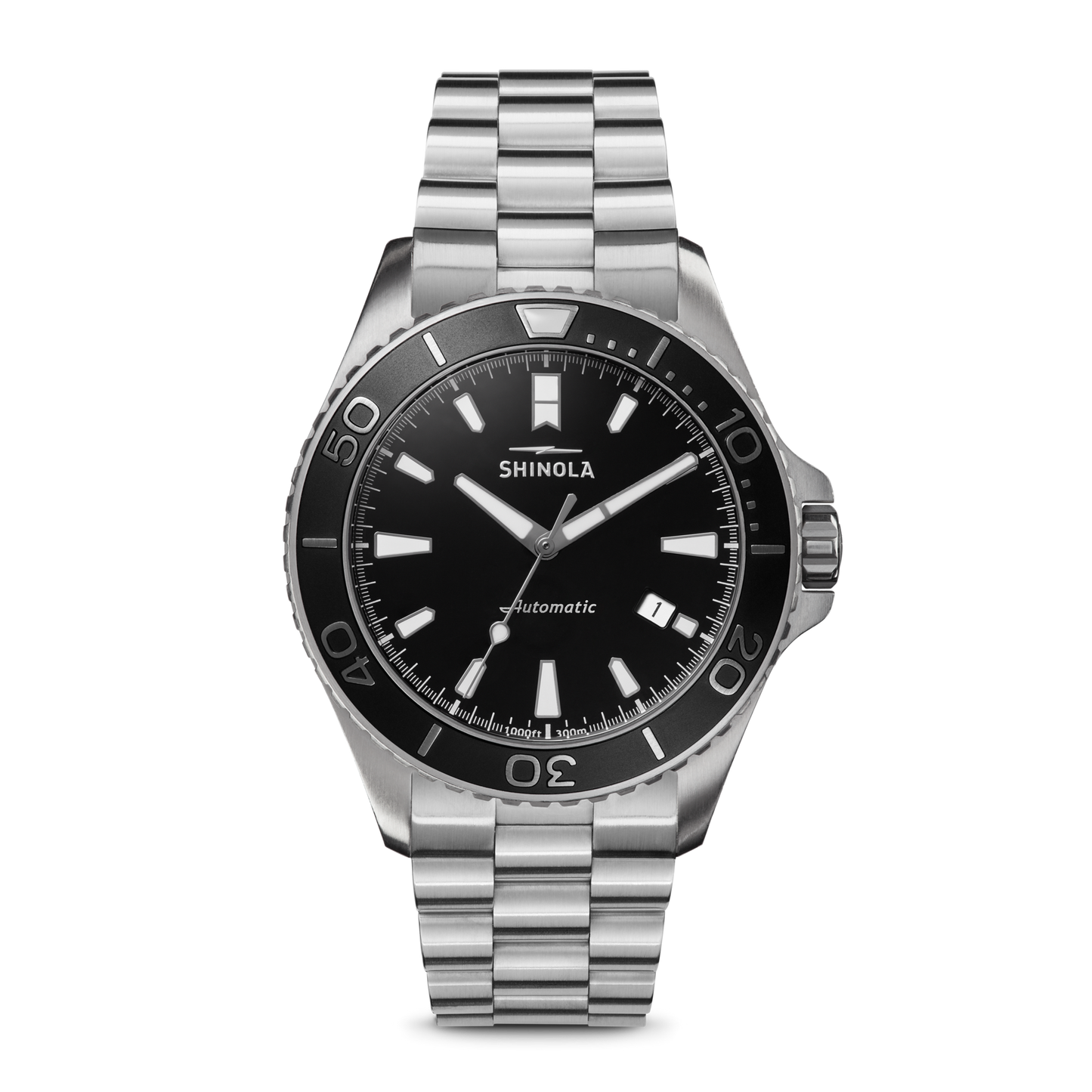 Mens' Lake Superior Monster Automatic Stainless Steel Watch 43mm
