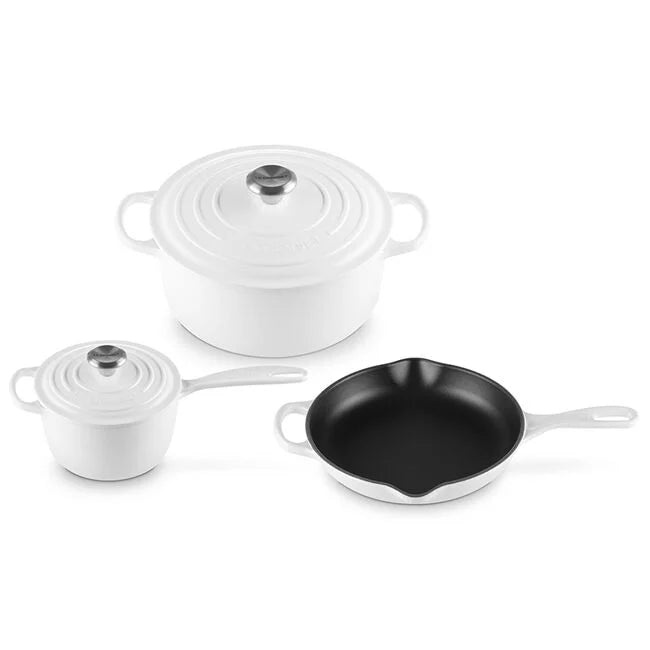 Le Creuset Signature Enameled Cast Iron 5-Piece Cookware Set