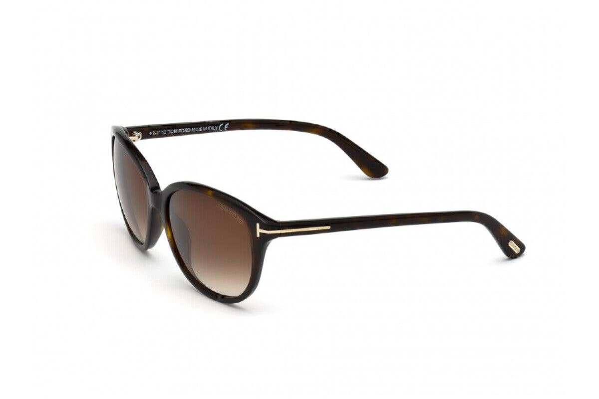 Karmen Grey Gradient Oval Ladies Sunglasses