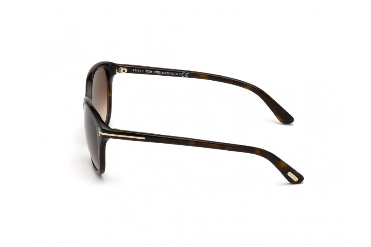 Karmen Grey Gradient Oval Ladies Sunglasses