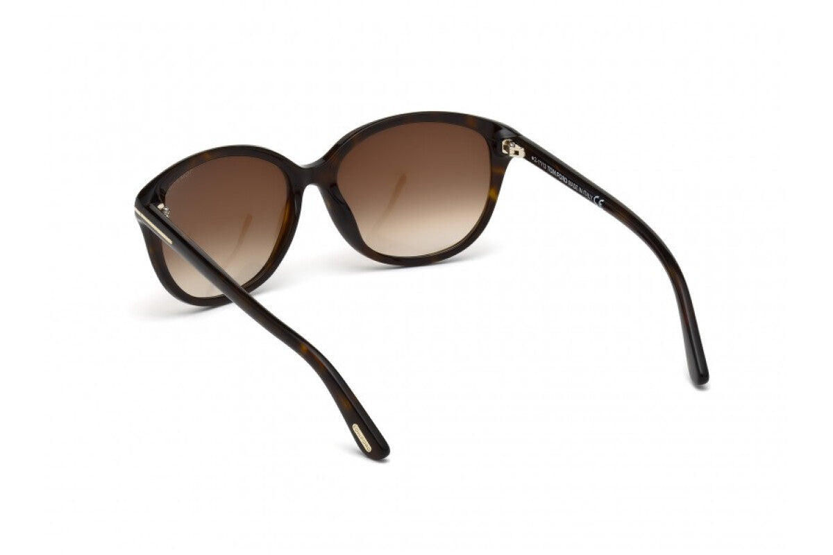 Karmen Grey Gradient Oval Ladies Sunglasses