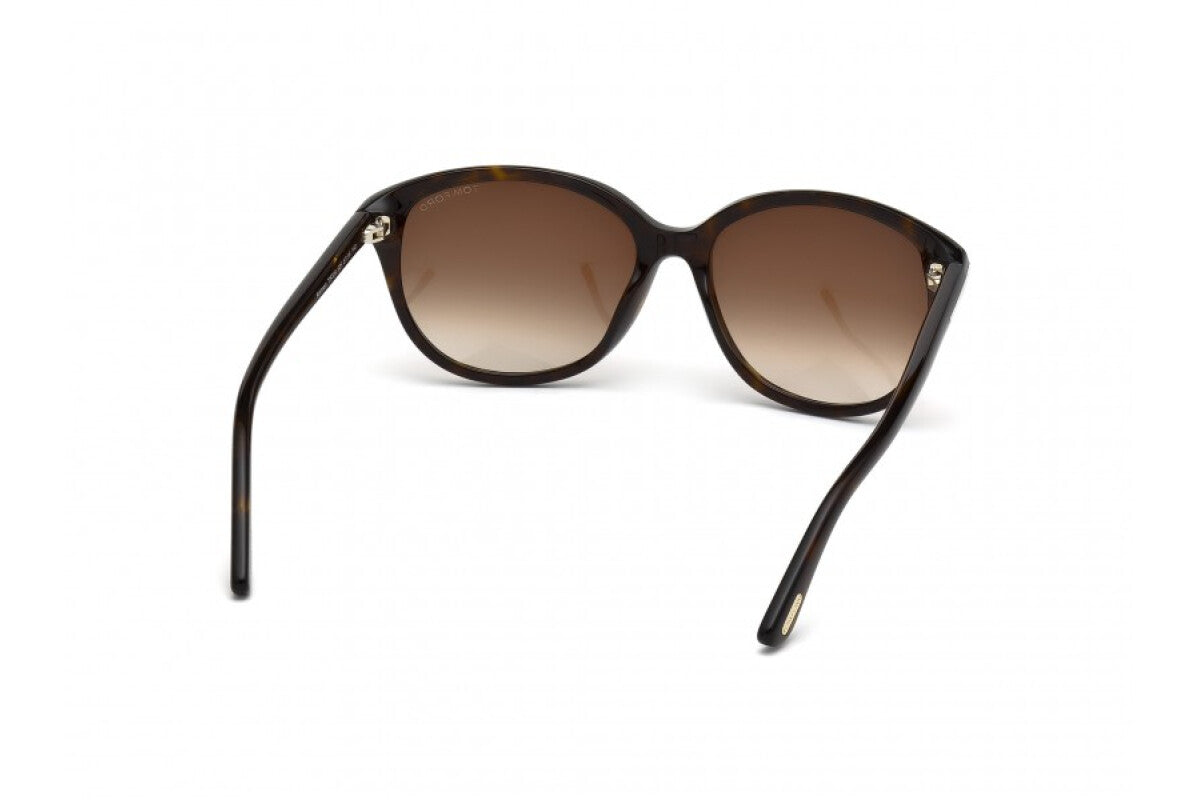 Karmen Grey Gradient Oval Ladies Sunglasses