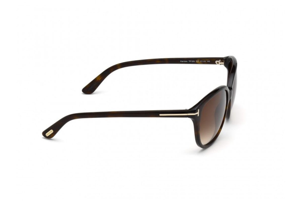 Karmen Grey Gradient Oval Ladies Sunglasses
