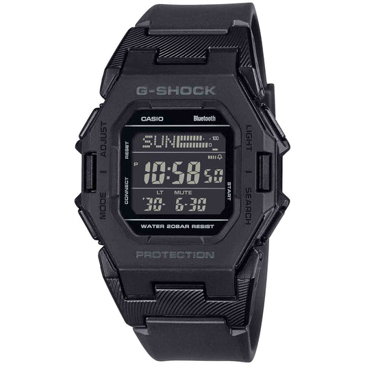 Black Digital Watch - G-SHOCK with Bluetooth & Step Counter
