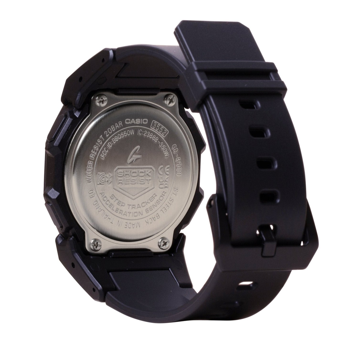 Black Digital Watch - G-SHOCK with Bluetooth & Step Counter