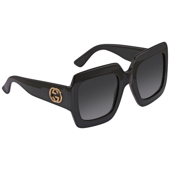 Grey Gradient Square Ladies Sunglasses