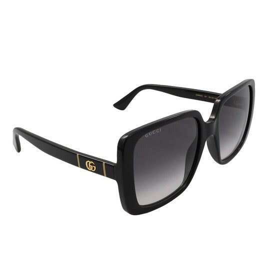 Grey Gradient Square Ladies Sunglasses