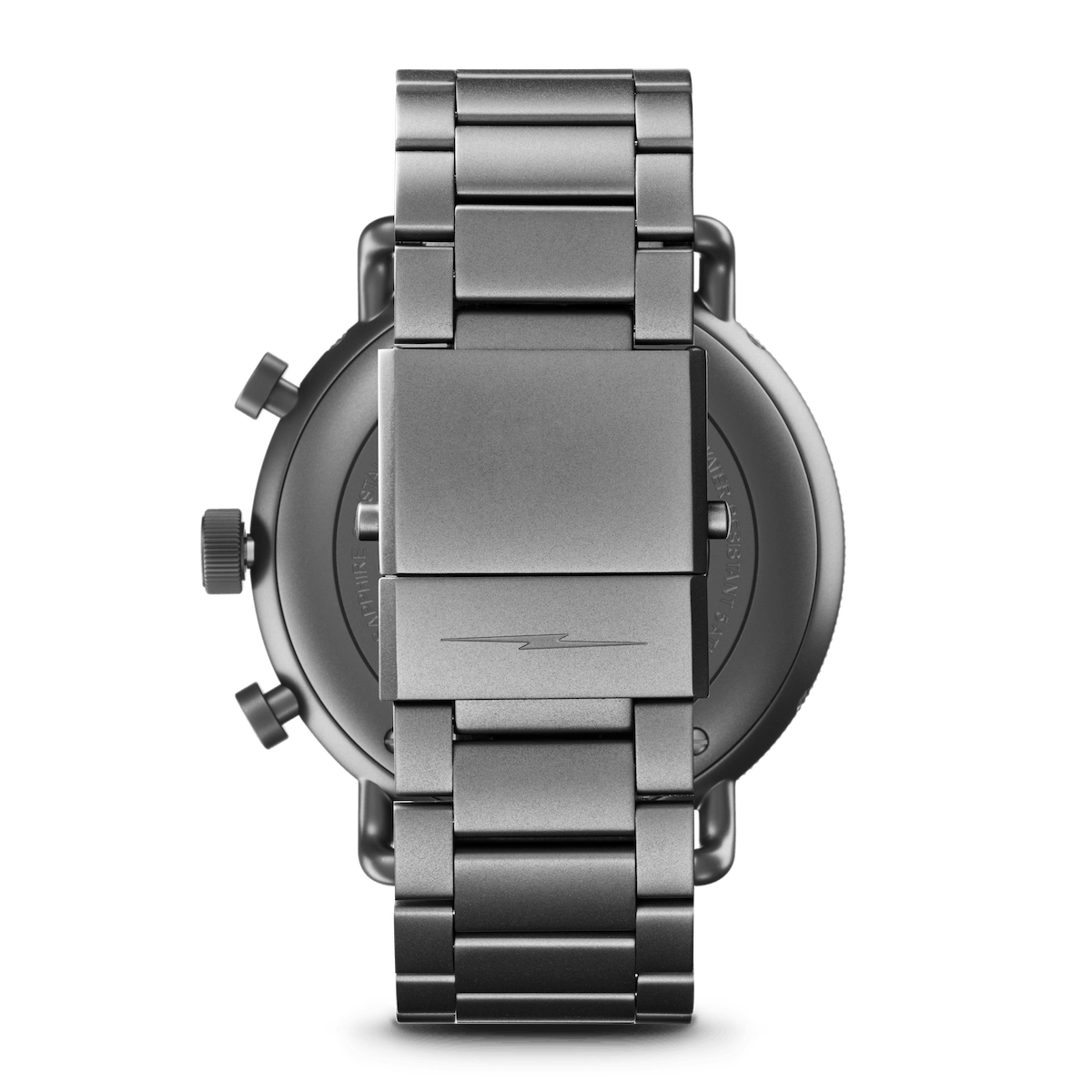 Mens' Canfield Sport Chronograph Gunmetal Stainless Steel Watch 45mm