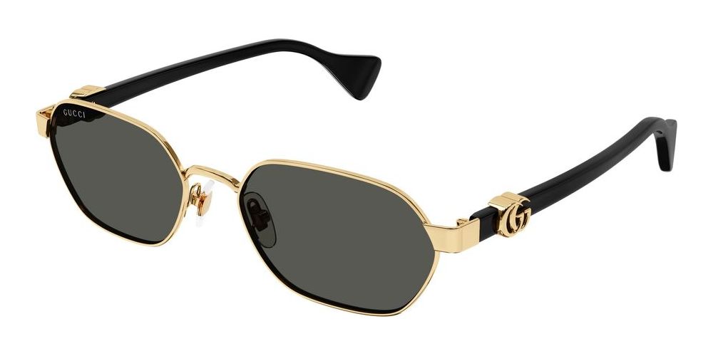 Women's Black Geometric Sunglasses