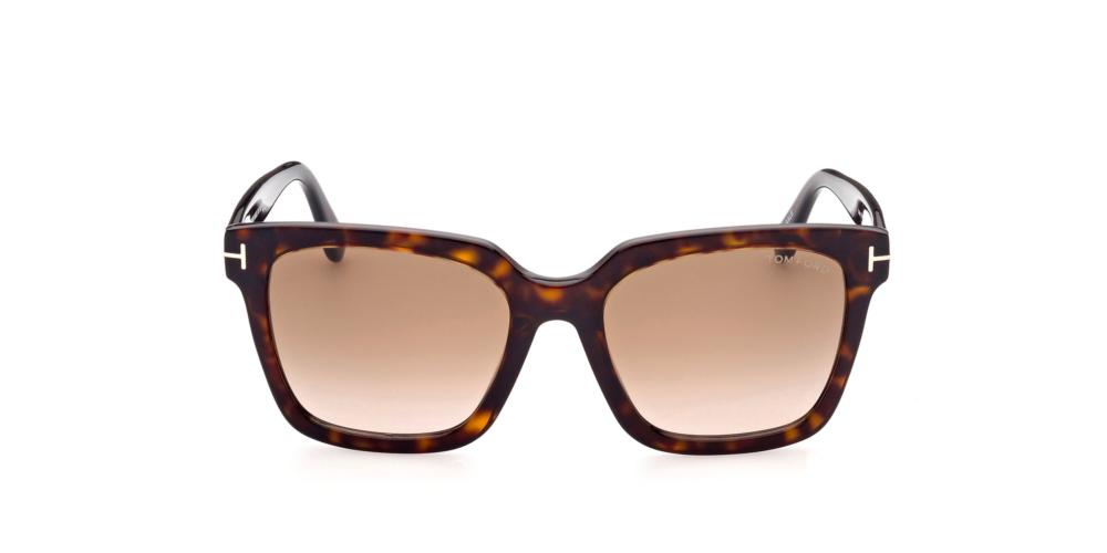 Selby Havana Geometric Sunglasses