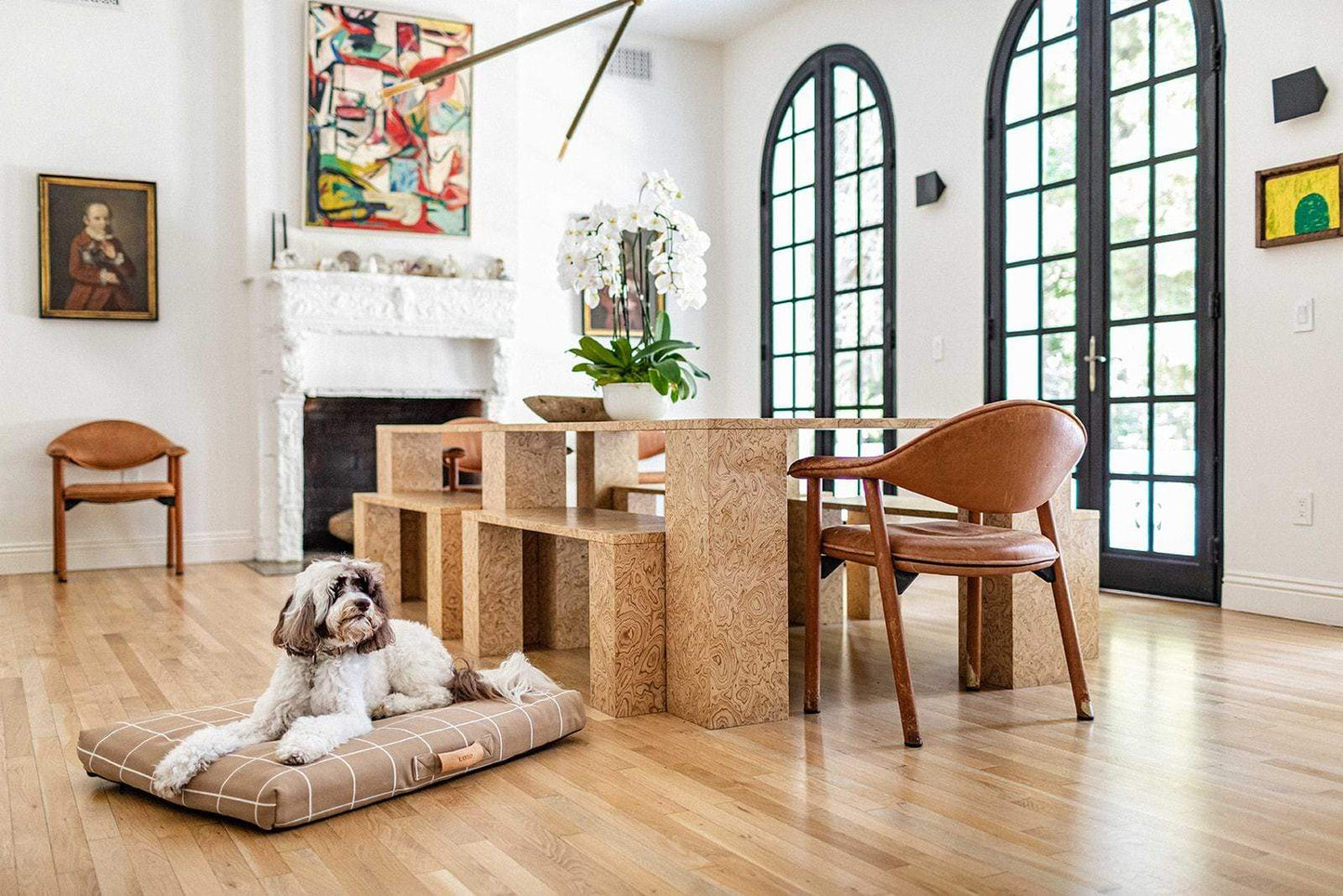 Grid Dog Bed by Laylo