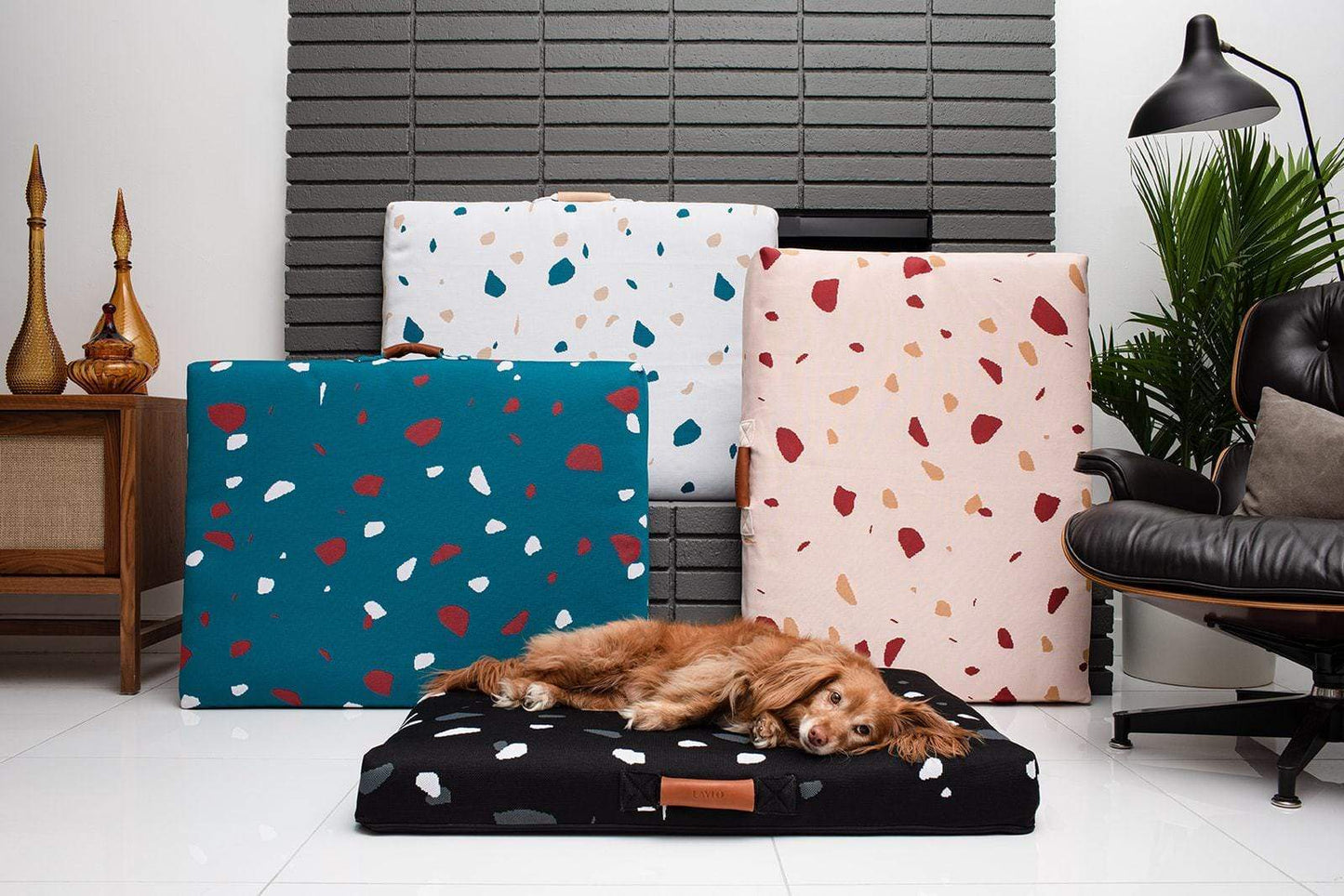 Terrazzo Dog Bed by Laylo