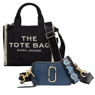 Small Tote (Black) & Snapshot (Blue) Set