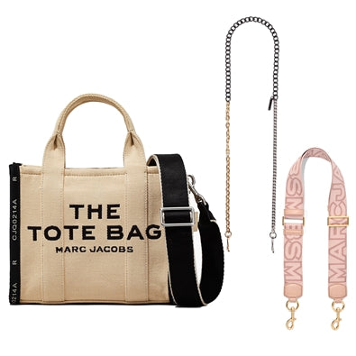 The Small Jacquard Small Tote Bag with Two Interchangable Strap Set