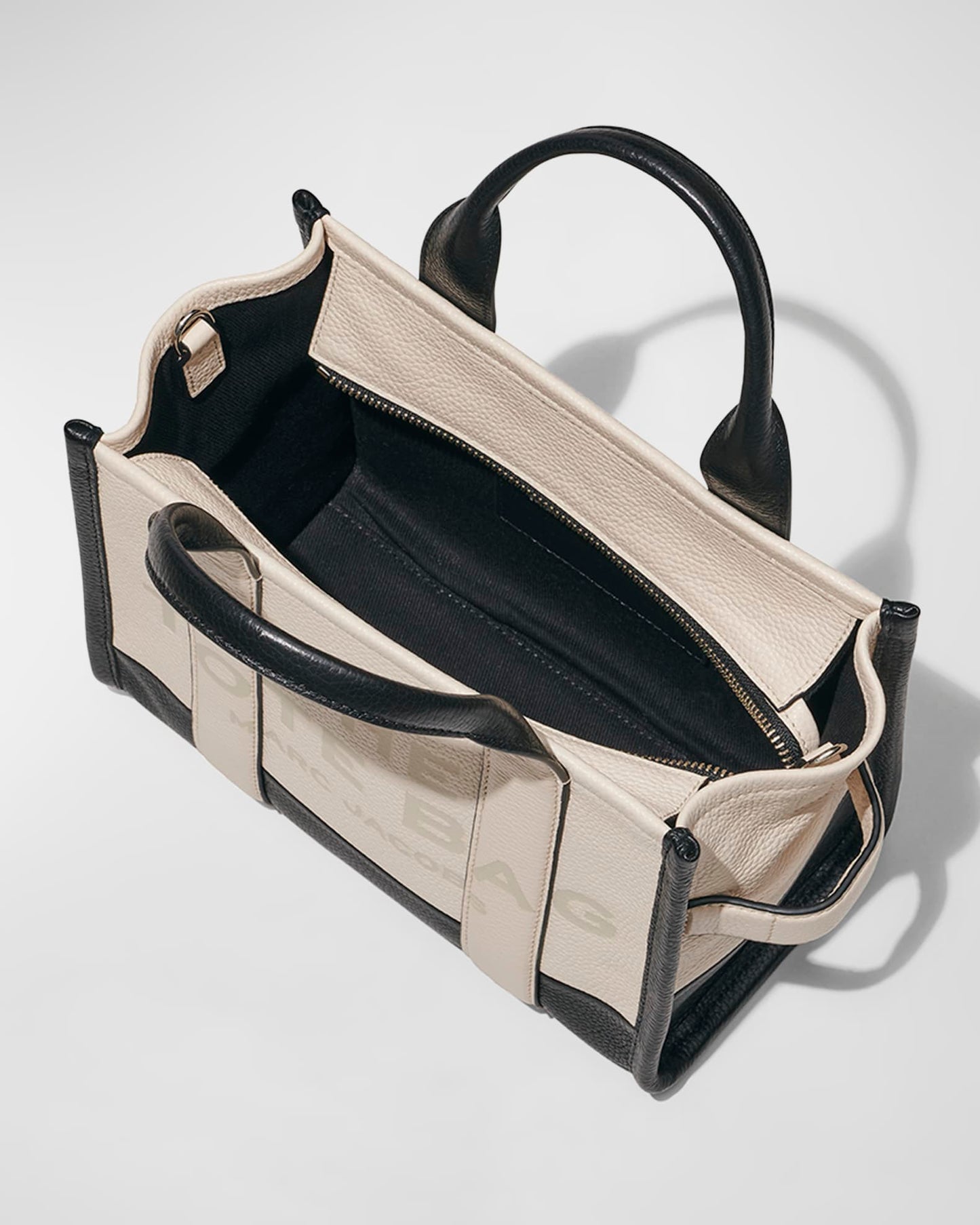 The Colorblock Mini Leather Tote Bag