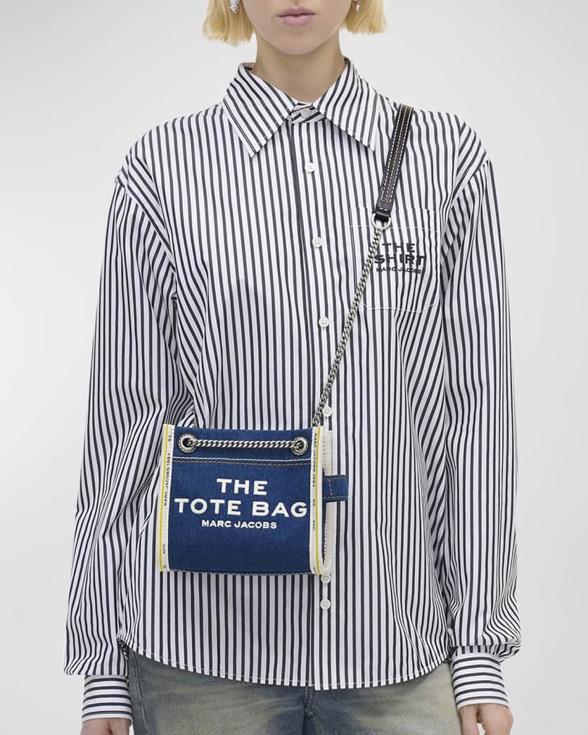 The Denim Chain Small Tote Bag
