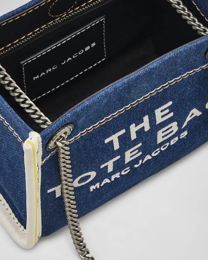 The Denim Chain Small Tote Bag