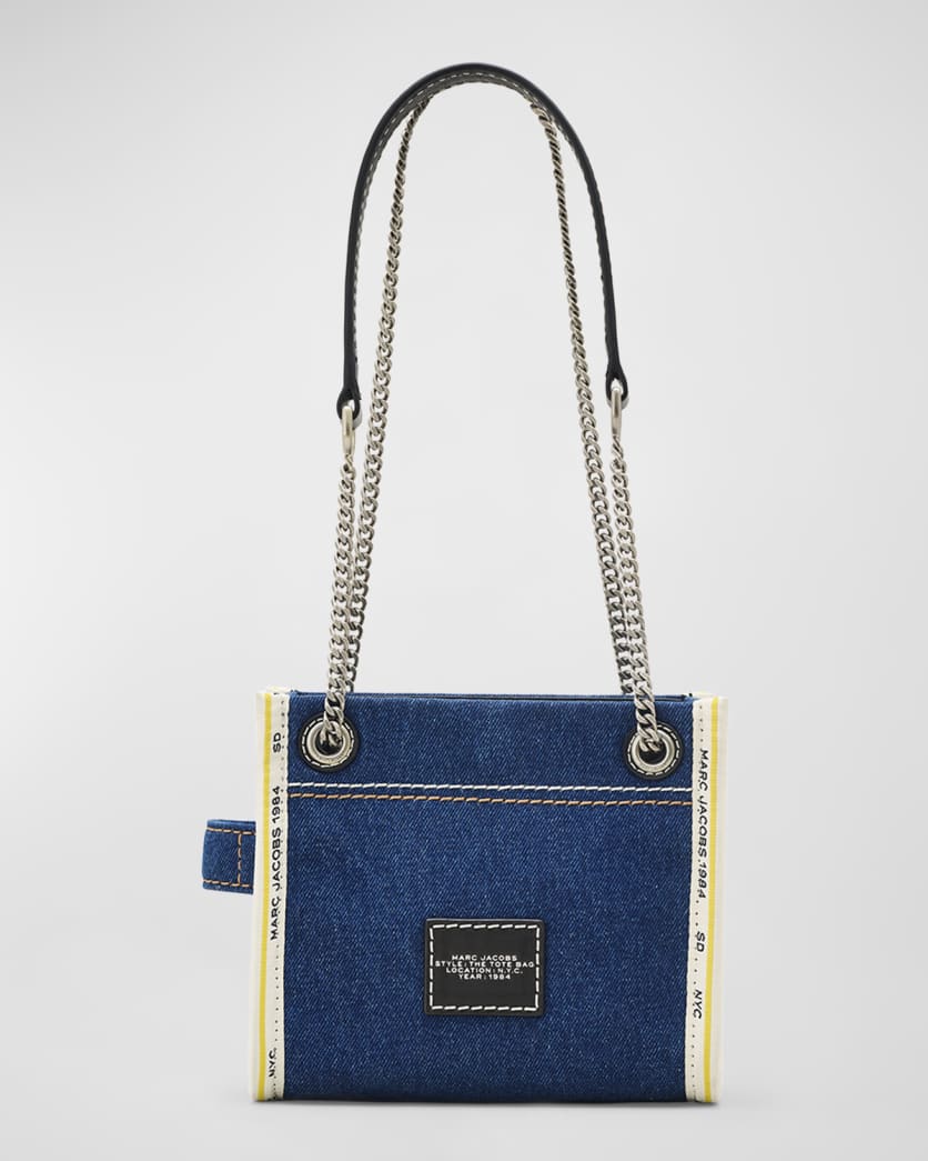 The Denim Chain Small Tote Bag
