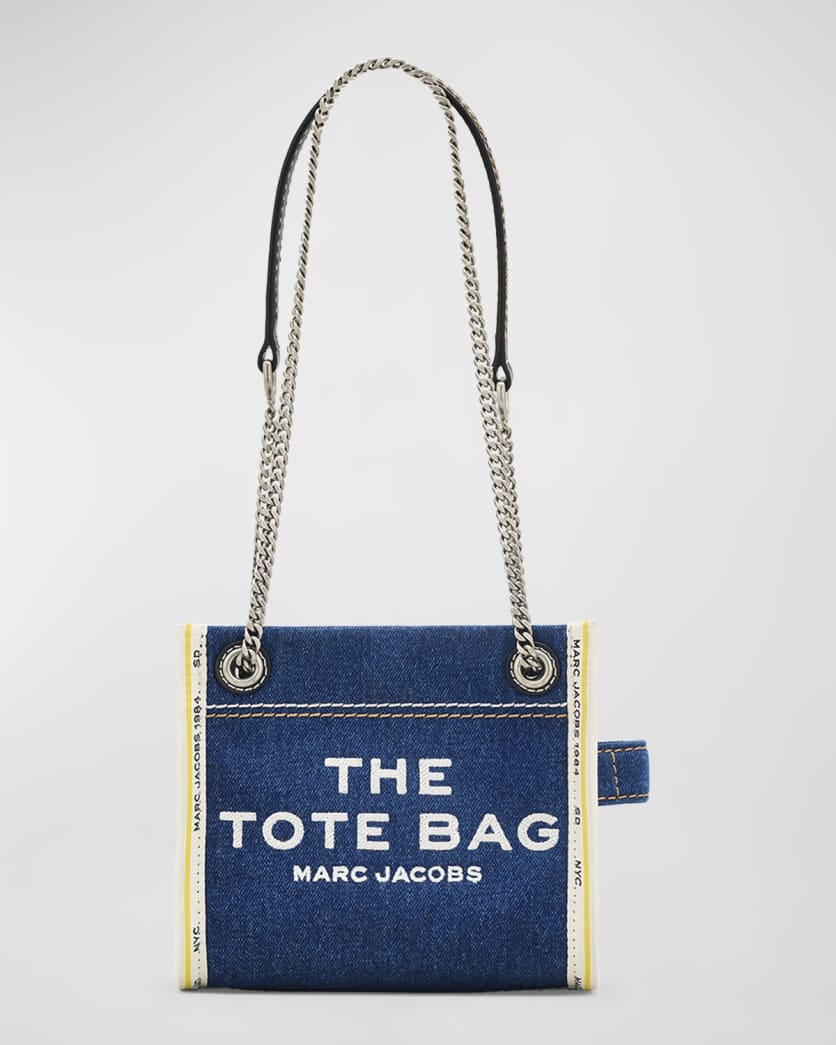 The Denim Chain Small Tote Bag