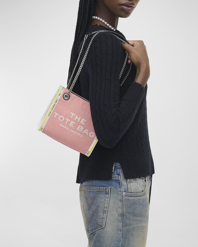 The Denim Chain Crossbody Tote Bag