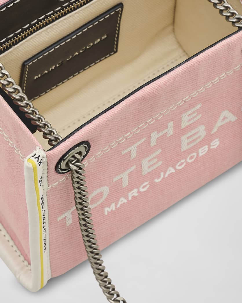 The Denim Chain Crossbody Tote Bag