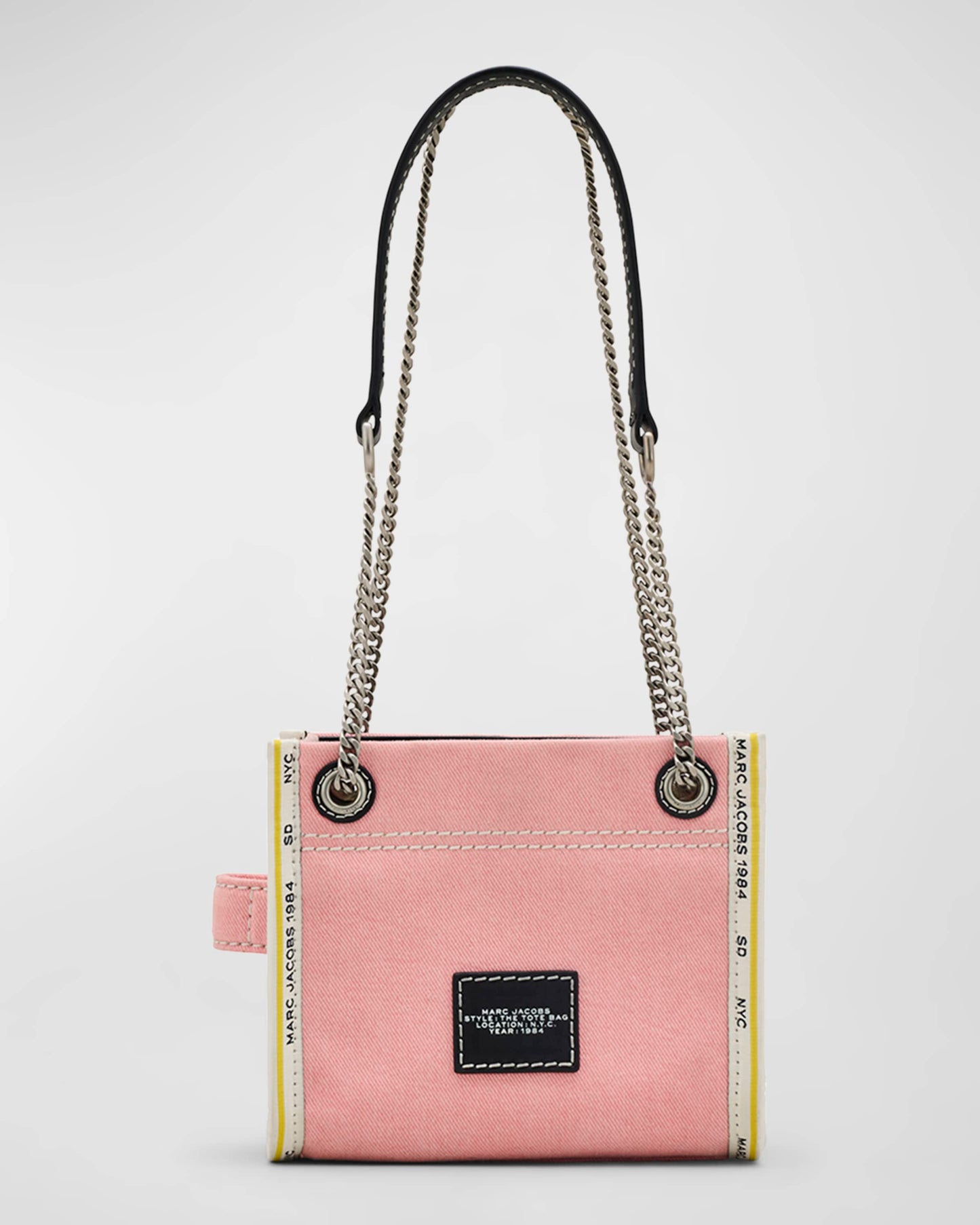 The Denim Chain Crossbody Tote Bag