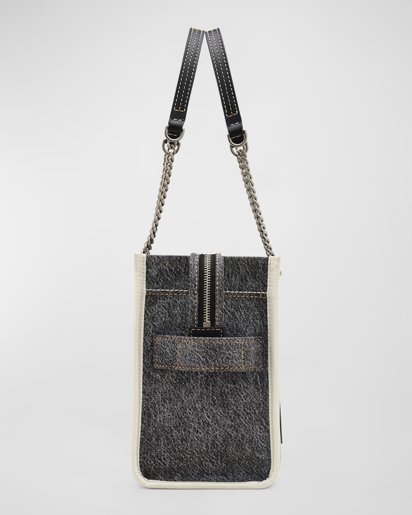 The Denim Chain Medium Tote Bag