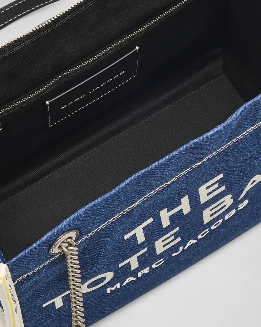 The Denim Chain Medium Tote Bag