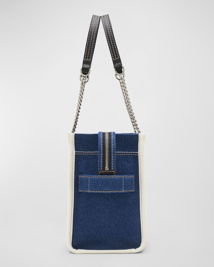 The Denim Chain Medium Tote Bag