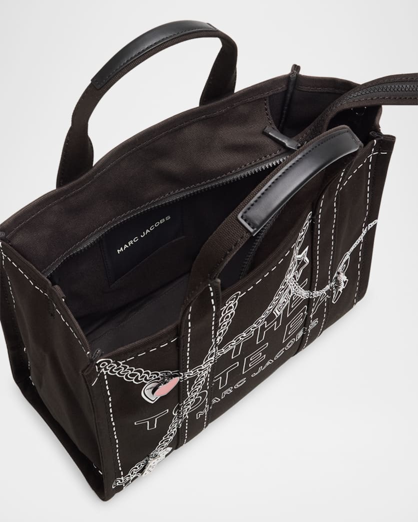 The Trompe L'Oeil Charm Canvas Medium Tote Bag