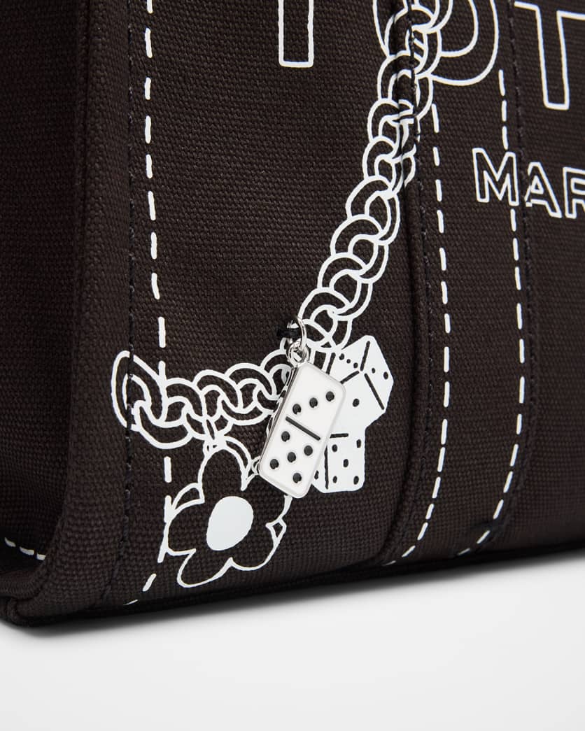 The Trompe L'Oeil Charm Canvas Medium Tote Bag