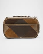 The Suede Patchwork Softshot Bag