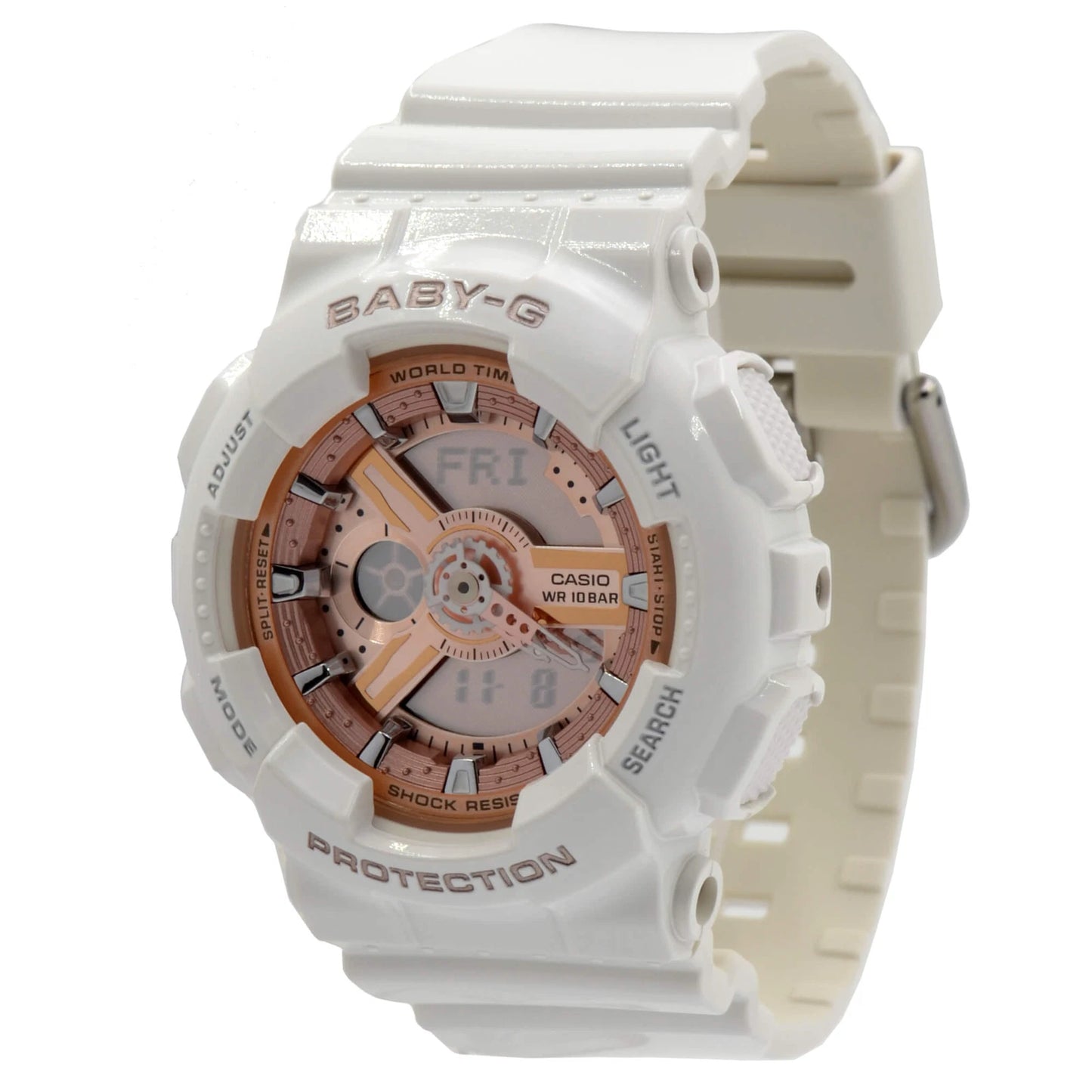 Baby G White Resin Ladies Watch