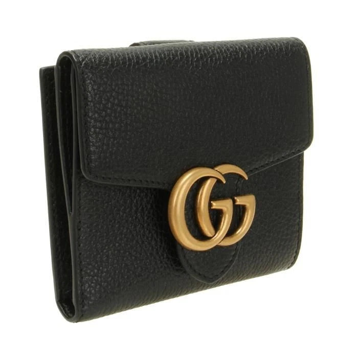 GG Marmont Leather Folding Wallet