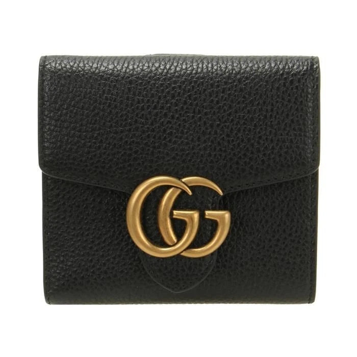 GG Marmont Leather Folding Wallet