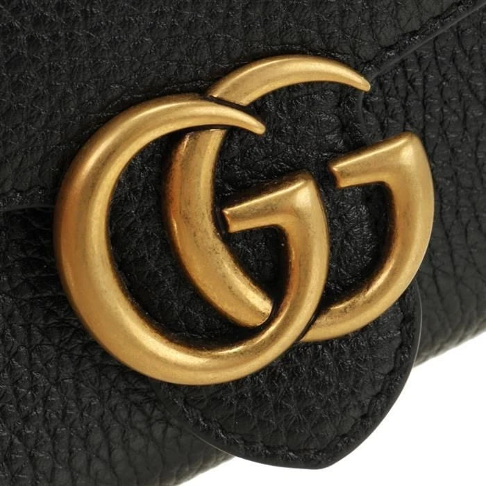 GG Marmont Leather Folding Wallet