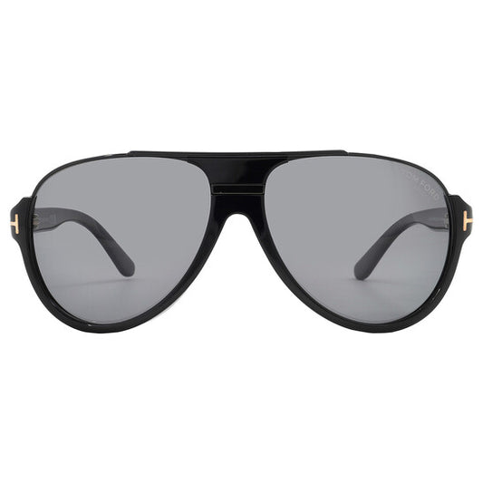 Dimitry Polarized Smoke Pilot Men's Sunglasses