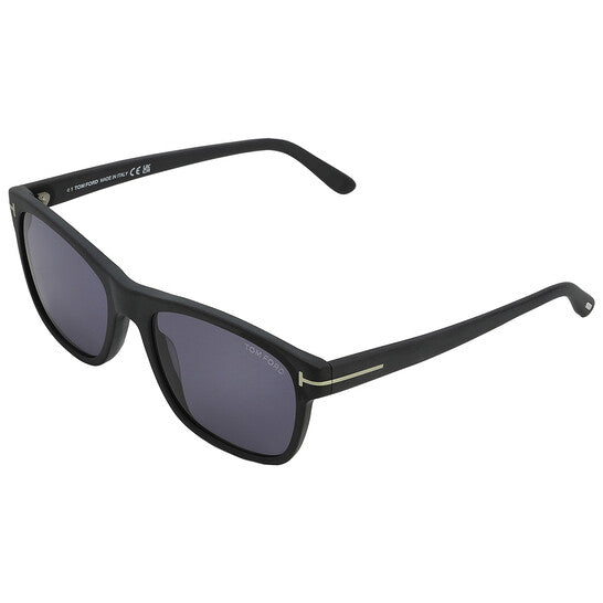 Giulio Blue Rectangular Men's Sunglasses