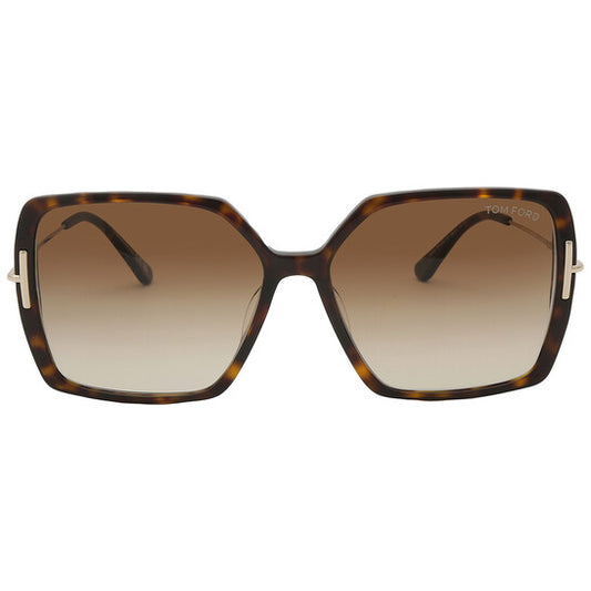 Joanna Brown Gradient Butterfly Ladies Sunglasses