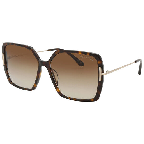 Joanna Brown Gradient Butterfly Ladies Sunglasses