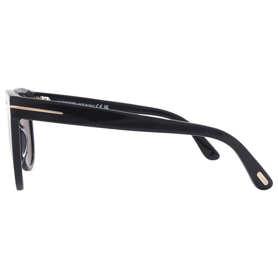 Moira Polarized Smoke Cat Eye Ladies Sunglasses