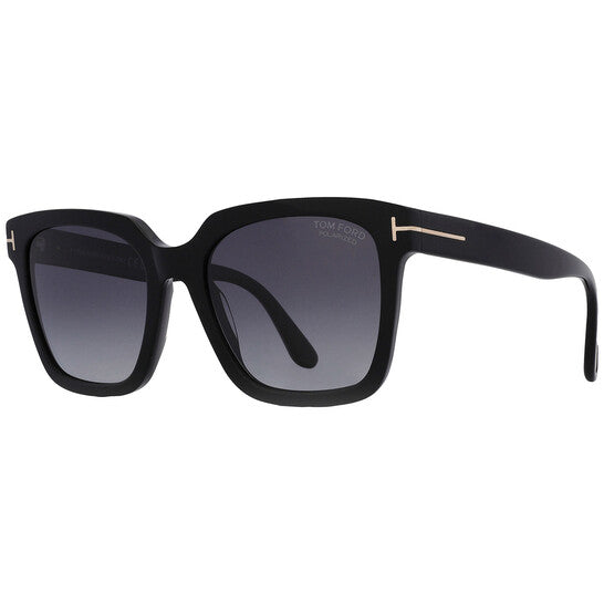 Selby Polarized Smoke Square Ladies Sunglasses