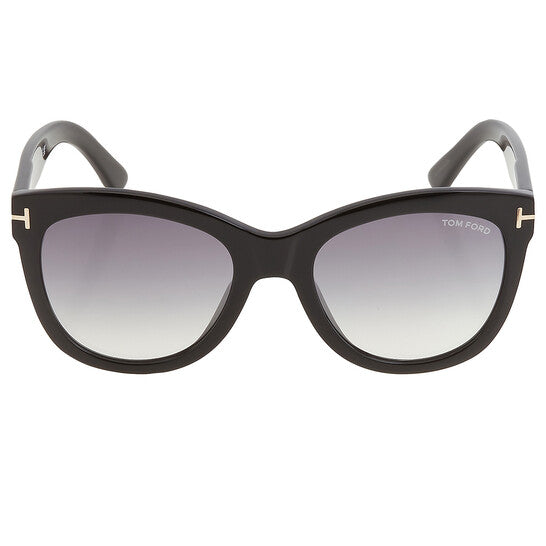Wallace Smoke Gradient Cat Eye Ladies Sunglasses