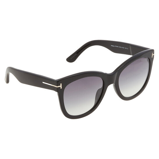 Wallace Smoke Gradient Cat Eye Ladies Sunglasses