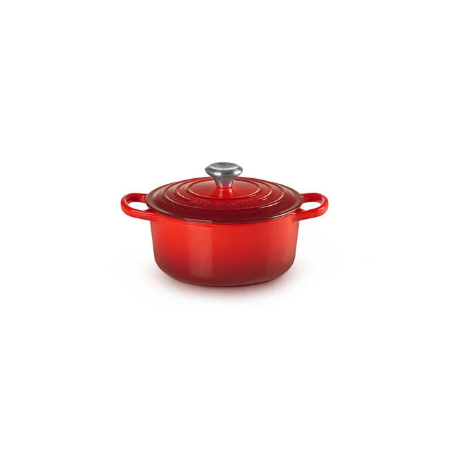 2qt Signature Cast Iron Round Dutch Oven