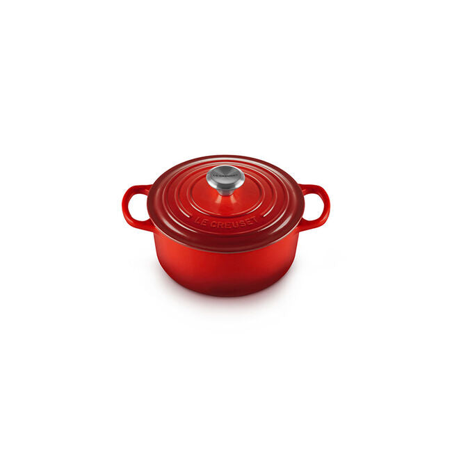 2qt Signature Cast Iron Round Dutch Oven