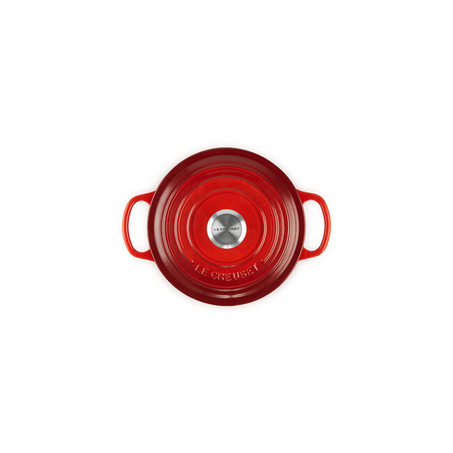 2qt Signature Cast Iron Round Dutch Oven