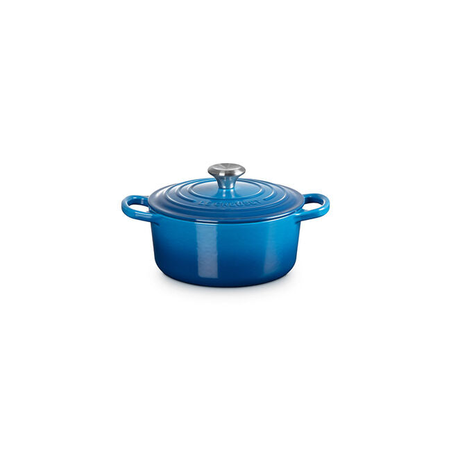 2qt Signature Cast Iron Round Dutch Oven